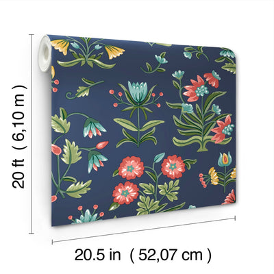Heirloom Floral Premium Peel + Stick Wallpaper Roll