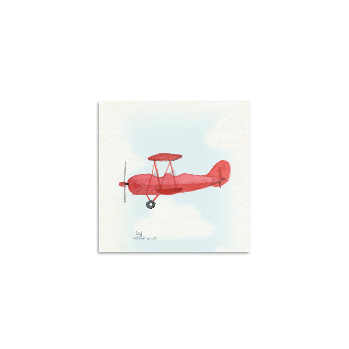 Adam Trest Tiny Art | Airplane Print