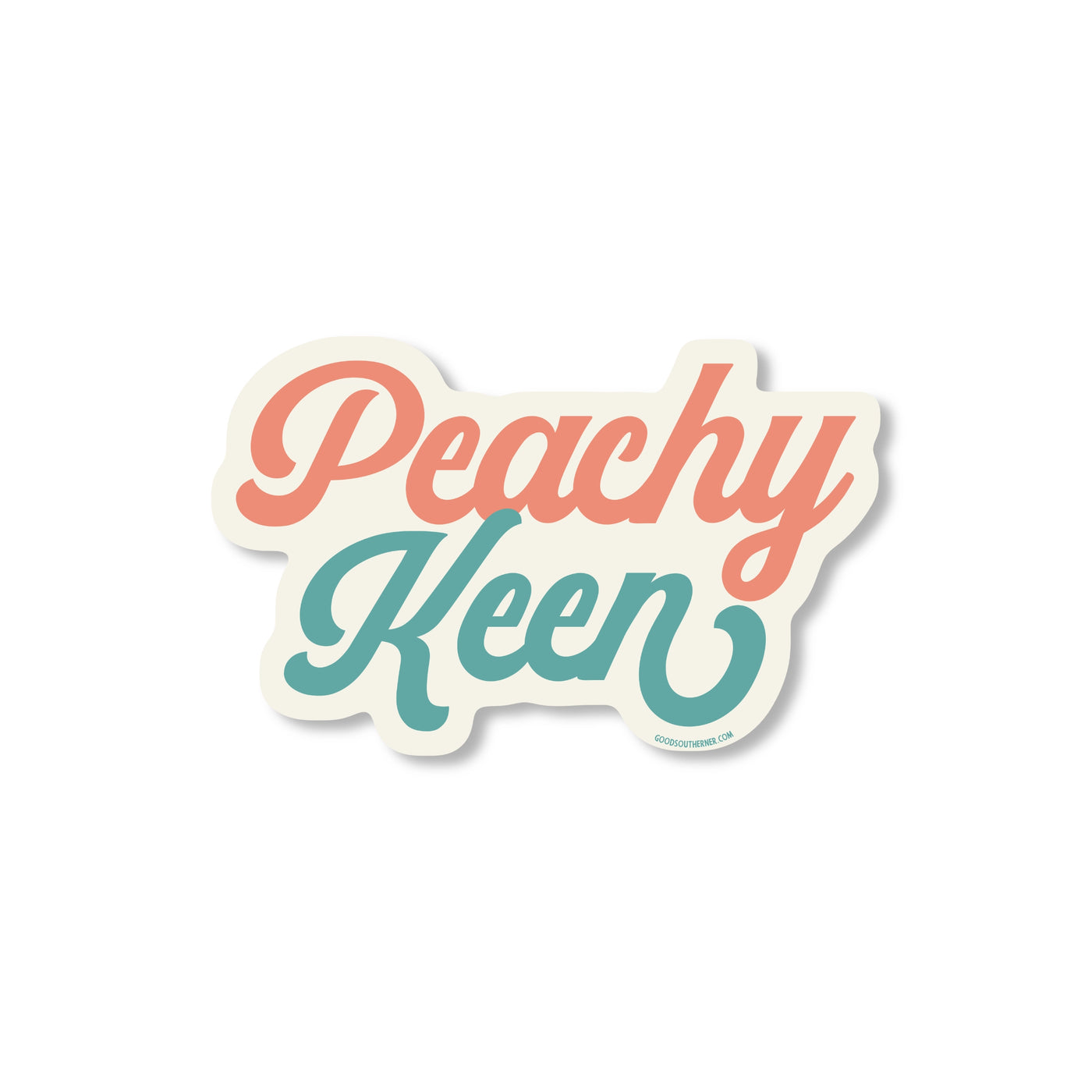 Peachy Keen Vinyl Sticker