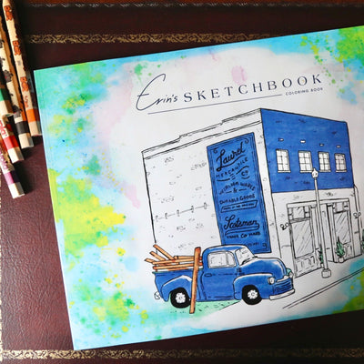 Erin's Sketchbook Coloring Book
