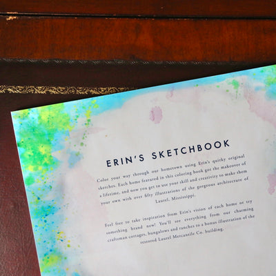 Erin's Sketchbook Coloring Book