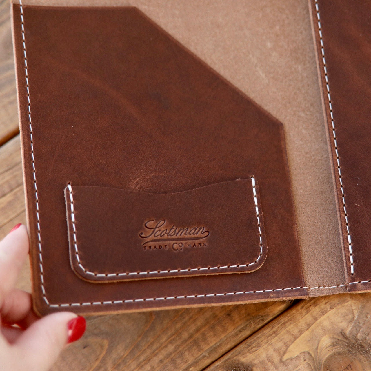 Scotsman Leather Notepad Portfolio