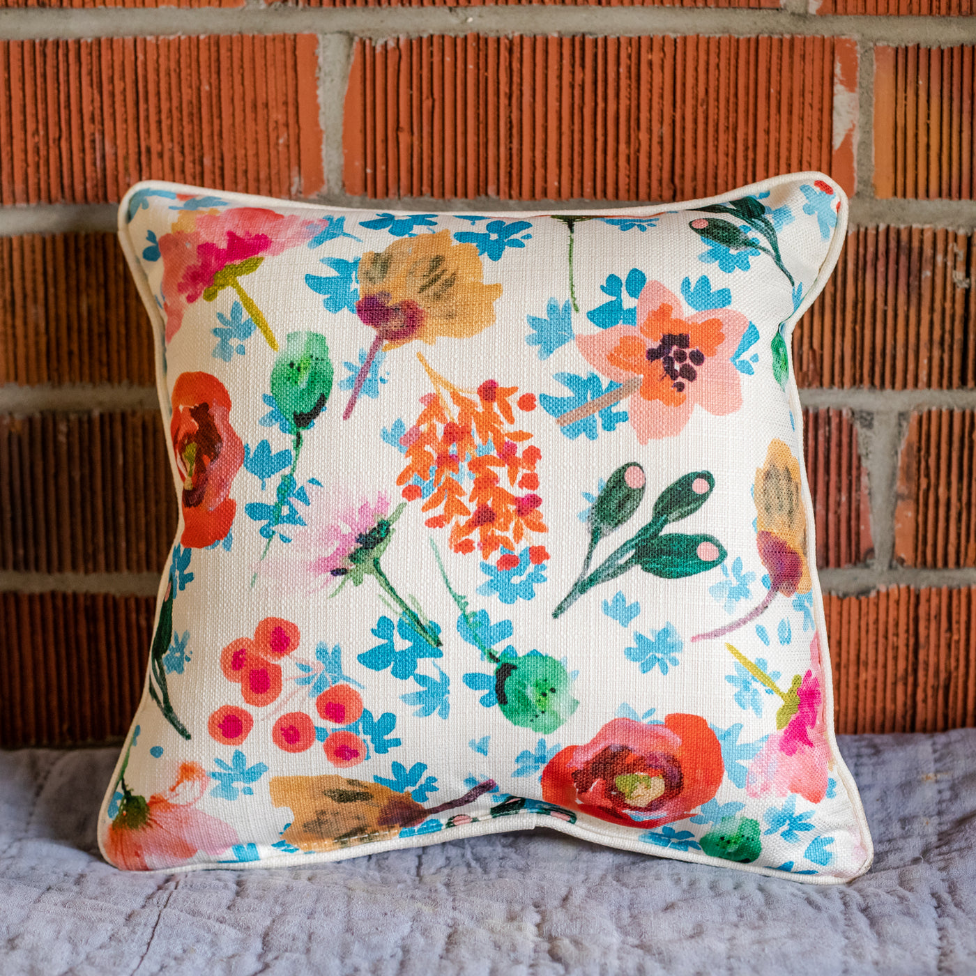 Whimsy Floral Pillow