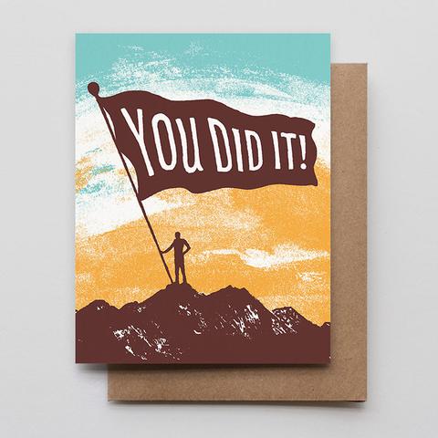 You Did it Mountain Card